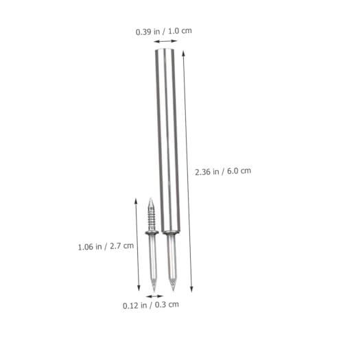 DOITOOL juego de clavos para colgar cuadros de doble cabeza, clavos de hierro sin costura para instalación sin daños para proyectos y decoración del hogar miniatura 7