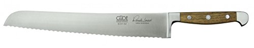 Güde Brotmesser ALPHA-EICHE Serie Klingenlänge: 32 cm Fasseichenholz, E431/32 Küchenmesser - Geschmiedet - Solingen, Messer - groß - scharf  - hochwertig