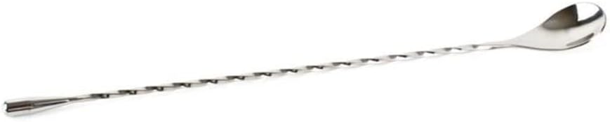 Tea Spoons Long Handle Spiral Cocktail Spoons Coffee Spoon Bartender Stirring Tools Kitchen Supplies Tableware Tool Soup Spoon (Quantity : 4)