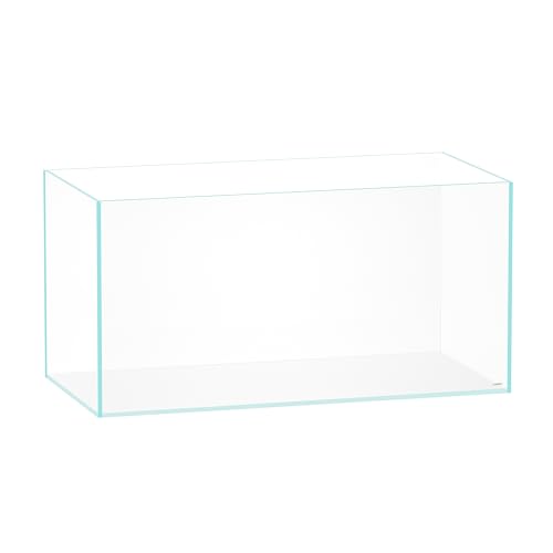 Image of LANDEN 120P 105 Gallon Rimless Low Iron Aquarium Tank, W47.2xD23.6xH23.6 in(120x60x60cm) 12mm Thickness with Black Nano Foam Leveling mat Included