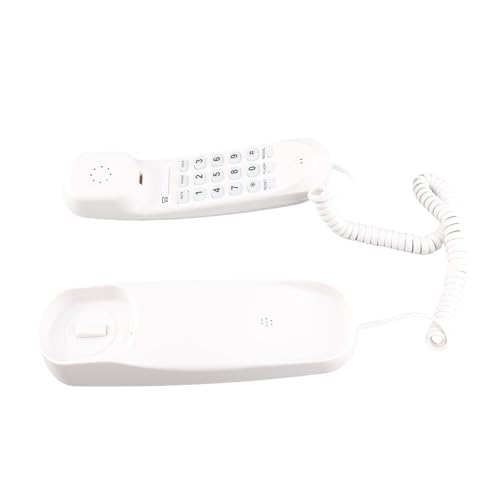 Teléfono Fijo CHICIRIS Blanco con Cable y Teclas Iluminadas miniatura 2