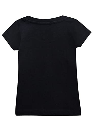 Image of A.T.U.N. (ALL THINGS UBER NICE) Girls Printed Round Neck Short Sleeve Regular T-Shirt