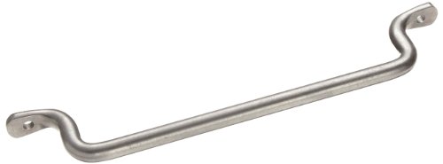 Monroe steel Non Threaded Pull Handle, Round Grip, Dull Finish, 14
