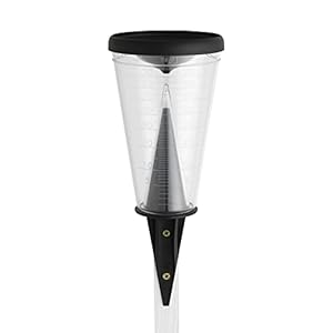 TFA Dostmann Regenmesser, 47.1008, wetterbeständig, mit Verdunstungsschutz, schwarz