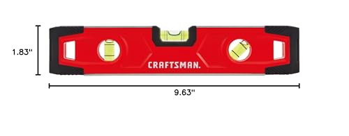 CRAFTSMAN Torpedo Level, Magnetic, 9 inch (CMHT43191)