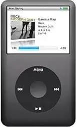 Compatível com leitor de música iPod Classic 7ª geração de 160 GB, cinza espacial, com acessórios em caixa lisa branca