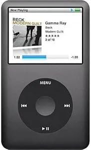 Music Player Compatible lpod Classic 7th Generation 160GB, Space Gray, with Accessories in White Plain Box