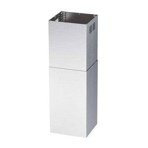 Island Range Hood Extension Chimney FGS-TI02-ZST, Stainless Steel Wall Mount Chimney Extension for FIREGAS Island Range Hood FGS-USI02G75CC and FGS-USI02G90CC