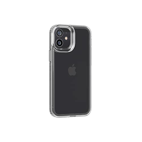 Image of tech21 Evo Clear Phone Case for Apple iPhone 12 Mini 5G with 10 ft. Drop Protection, Clear