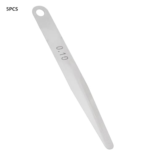 Calibrador Feeler 0.1mm Métrico 5 piezas miniatura 5