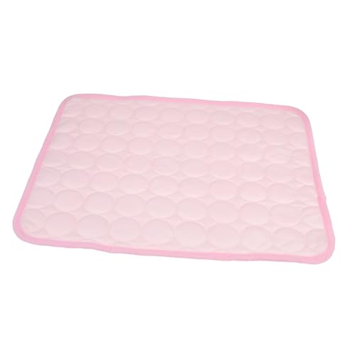 BESPORTBLE ペットマット クレート 犬の水のおもちゃ パドリング 犬用サマースリーピングマット 犬の自己冷却マット 子犬寝台 車 犬用冷却パッド ペット冷却クッション 冷却犬マット 布 ピンク