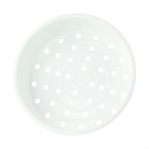 Cesta de vapor de plástico para utensilios de cocina, diseñado para uso en olla arrocera, estante para cocinar al vapor para verduras, carnes, mariscos, huevos y postres (3 L)