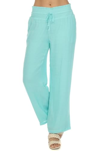 Mojito Women's Casual Resort Wear Drawstring Palazzo Pant4