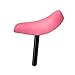 Aymzbd Kids Bike Saddle Bicycle Saddle with Seat Post Equipment Supplies Balance Bicycle Seat for Boys Outdoor Sports Riding Girls, Pink