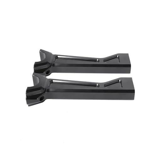 Elevadores altos CNC para motocicleta soporte barra abrazadera manillar negro RA1250 4