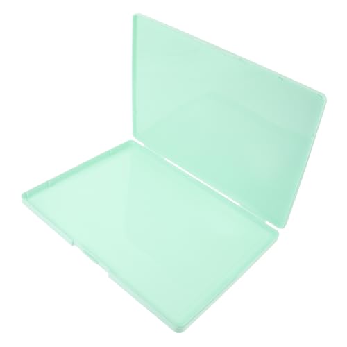 CAXUSD Important Document Organizer Plastic Storage Box Card Holder A4 File Case Tidy Desktop