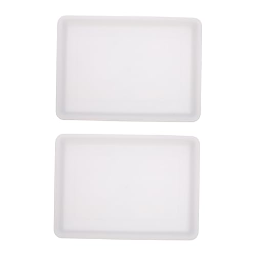 NIYANGLE 2 Piezas Bandejas para Pintar Infantiles Mezclar Colores y Dibujo Artístico Material Duradero Fácil Limpieza y Transporte Portátil
