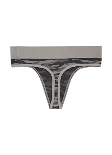 Rbx Women's Underwear 5-Pack Seamless Thongs No Show Panties Multi Solid/Camo Xl #TOP2