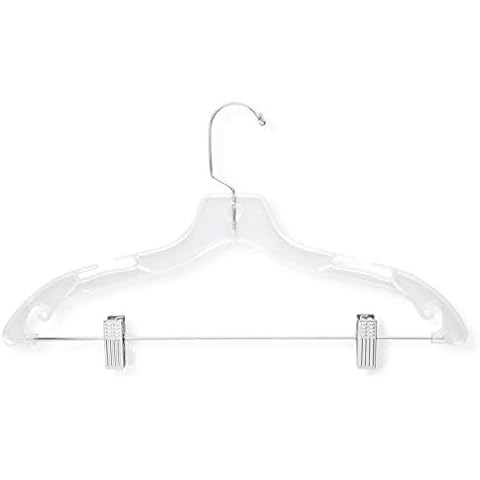 Honey-Can-Do Clear Suit Hanger with Clips Cover