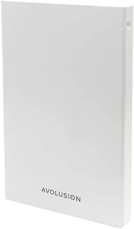 Avolusion HD250U3-WH 2TB USB 3.0 Portable External Gaming Hard Drive – White (for PS5, Pre-Formatted) – 2 Year Warranty