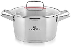 Gerlach NK319 Superior Saucepan Set, Stainless Steel, Silver
