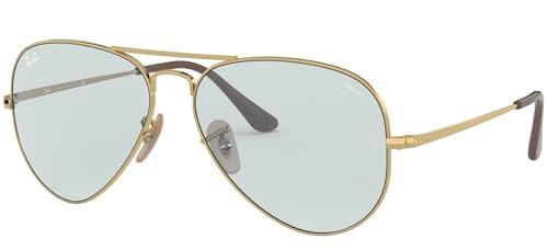 Image of Ray-Ban Unisex Polarized Pilot Sunglasses - 0RB3689