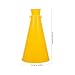 Sosoport 2pcs Cheer Megaphone Noisemaker Toy for Parties Fans and Sports Events Yellow Cheering Horns for Show Performances Party Favors