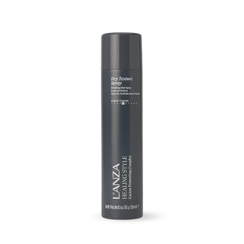 LANZA Healing Style Dry Texture Spray with Medium Hold Effect Eliminates Frizz Detangles and Boosts Hairs Shine With UV and Heat Protection to Prevent Sun and Styling Damage (8.5 Fl Oz)