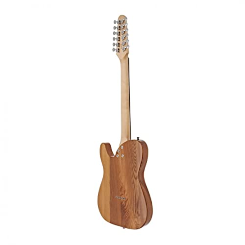 Gear4music Knoxville Guitare électrique 12 cordes avec corps en frêne massif - Les Beatles, Paul McCartney, John Lennon, RIngo Starr, George Harrison Gear4music Knoxville Guitare électrique 12 cordes avec corps en frêne massif – Image 7