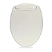 Brondell L60-RB LumaWarm Heated Toilet Seat with Night Light, Three Temperature Settings, Gentle Close Lid, Easy Installation, Built-in Controls, Round, Biscuit