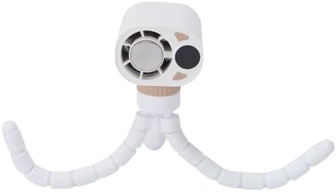 Keenso Mini Handheld Stroller Fan Portable Baby Fan with Turbo Cooling for Home Office Car Flexible Octopus Tripod Design 1800mAh Battery - 4
