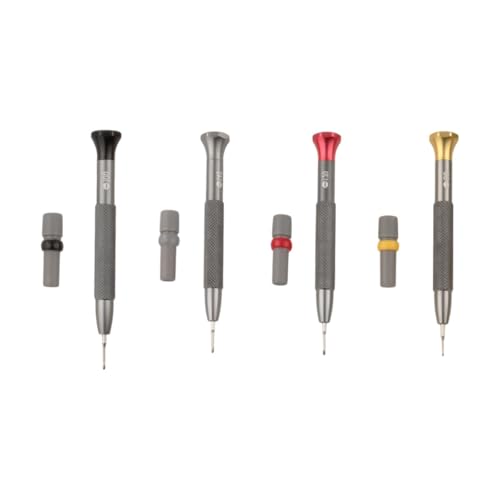 Deevoka 時計ドライバーセット 時計修理ツール ハンドツール 4種類のサイズ、多機能、アクセサリー マイナスドライバー