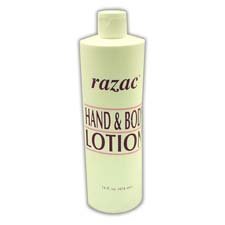 RAZAC HAND BODY LOTION 4oz TRAVEL SIZE by Razac