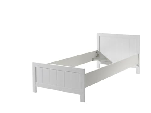 Vipack Erik Pans Lit Bebe Transformable Blanc
