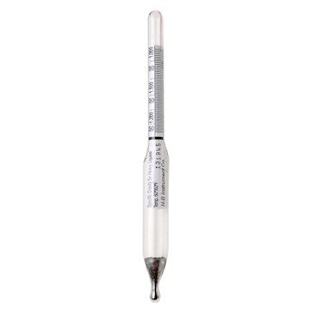 H-B Instrument B61801-6600 Specific Gravity Serialized Plastic Hydrometer, 1.780-1.850/0.001