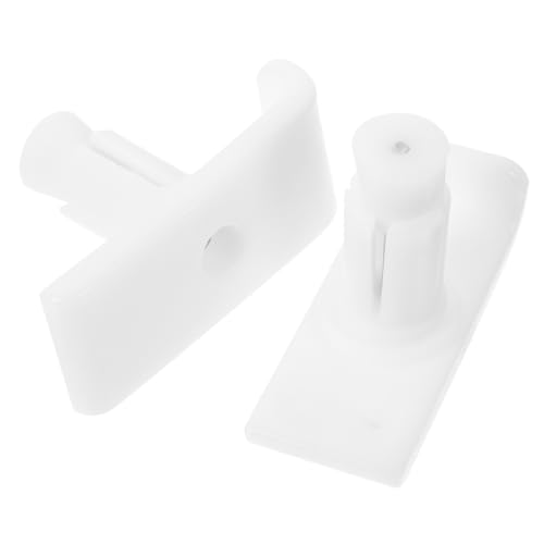 FRCOLOR 2個 歩行補助用グライドボード walker 用品 杖の先端 交換用 スライダー の足用のスキー板 実用的なグライダー 用スライダー ポンポン 白い