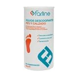 Polvos desodorantes para pies y calzado que reducen la sudoración, eliminan el mal olor y proporcionan una agradable sensación de frescor. Los polvos desodorantes de Farline están formulados con mentol y con talco estéril.
