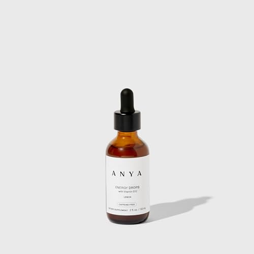 Image of ANYA Postpartum - Energy Drops (2 fl oz, 15 Servings), Rich in Vitamin B12 and Chromium for Women, Caffeine-Free, Supports Healthy Energy Levels, Non-GMO, Gluten Free