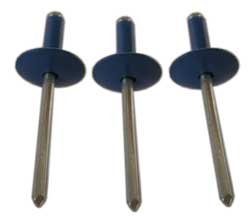 Bryke Racing Large Head Chevron Blue Pop Rivets 50 ct.