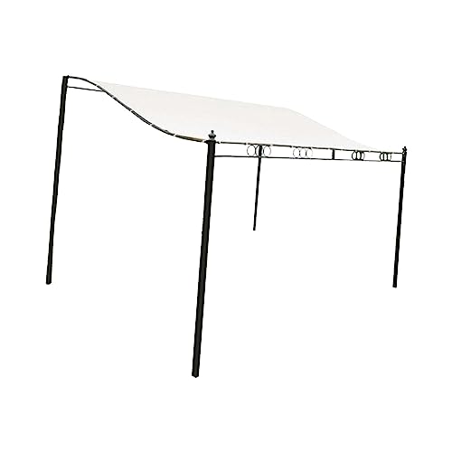 Colcolo Cubierta de Lona de Repuesto para Techo Exterior 300D, Tienda Impermeable, Gazebo, toldo Superior, Tela para Refugio Solar, Tela para toldo de Patio, 3x2.6M