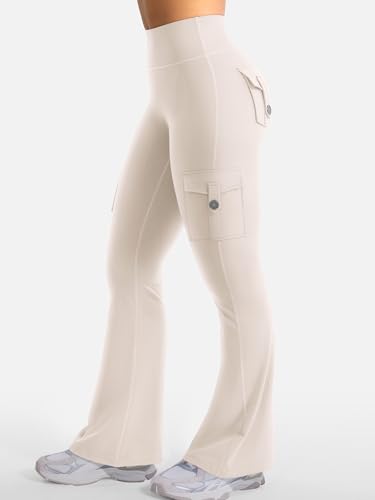 Image of YEOREO CoreFlex Women Workout Flare Leggings