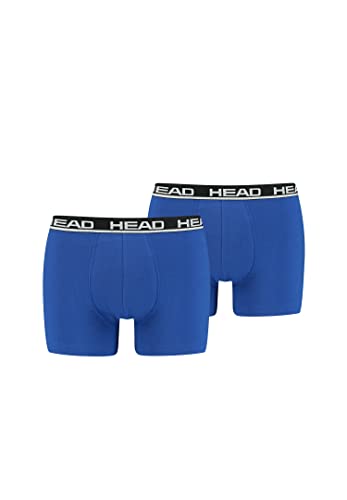 Head Calzoncillos Básicos Para Hombre, Bóxer Azul (Blue), M