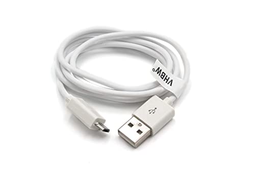 Colore: bianco vhbw Cavo USB-Micro USB 1m Bianco compatibile con Sony Cyber-shot DSC-HX400, DSC-HX400V, DSC-HX50, DSC-HX50V, DSC-HX60, DSC-HX60V, DSC-HX80, DSC-HX90