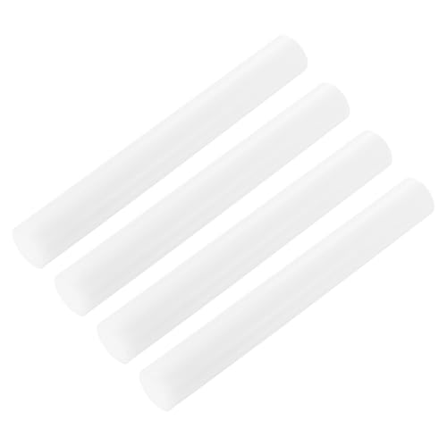 Image of MECCANIXITY ABS Plastic Rod Round Solid Bar 25 mm x 200mm White for DIY Model Material, Architectural Model Making, DIY Sand Table, Pack of 4
