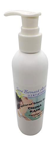 Jane Bernard Scented China Rain Shea Butter Hand and Body Lotion Unisex Fragrance_8 Ounces.