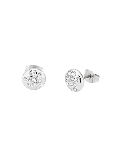 Karen Millen Pendientes de tuerca de cristal para mujer, Latón