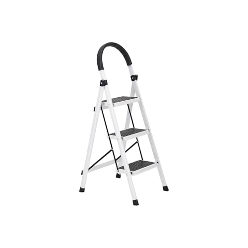 Lista de Escaleras de Aluminio en Bodega Aurrera para comprar hoy. 45 BSD MY HOMEX Escalera Plegable de Peldaños, Aluminio, Tijera, Portátil, Multifuncional, para Interior y Exterior (Escalera 3 PELDAÑOS)