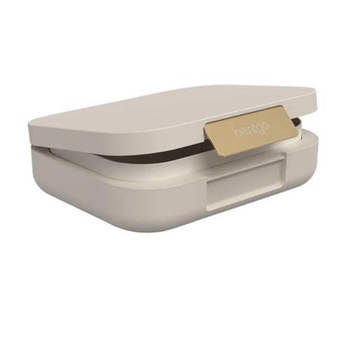 Image of Bentgo Modern - Leak-Resistant Bento Lunch Box For Adults, Teens, & Larger Appetites; Reusable BPA-Free Meal Prep Container with 3 or 4 Compartments, Dishwasher /Microwave Safe; 5 Cups (Sandstone)