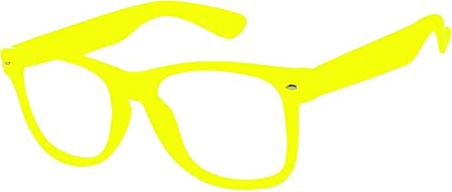 Image of OWL Retro Style Sunglasses 80's Classic Vintage Unisex Nerd Colored Frame