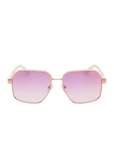 Lunettes GUESS Gu00107 roses taille 58 idéales pour vos terrasses ensoleillées